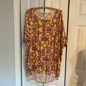 NWT Lularoe Irma Tunic Shirt 3XL